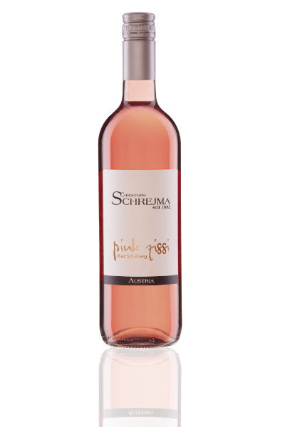 Pink Zissi Zweigelt Rose Wein von Christoph Schrejma aus dem Weinviertel